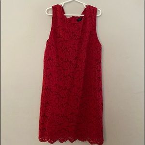 Forever 21 girls red floral dress